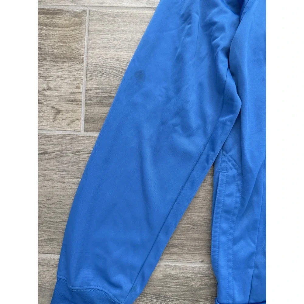 Hurley Royal Blue Zip Up Track Jacket With Red Trim Size Large *Read Description
